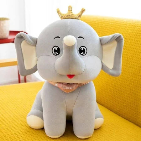 Creative Crown Elephant Plush Toy