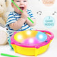 Kids Musical Drum Set with Drumsticks, Multicolor 3D Lights
