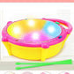 Kids Musical Drum Set with Drumsticks, Multicolor 3D Lights