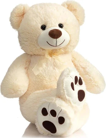SOFT TOYS 4 Feet Cream Giant Teddy Bear Soft