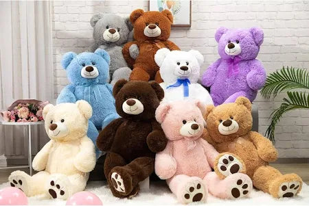 SOFT TOYS 4 Feet Cream Giant Teddy Bear Soft
